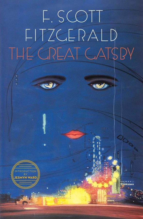 The book cover for the inspiration of the theme of prom, the Great Gatsby.