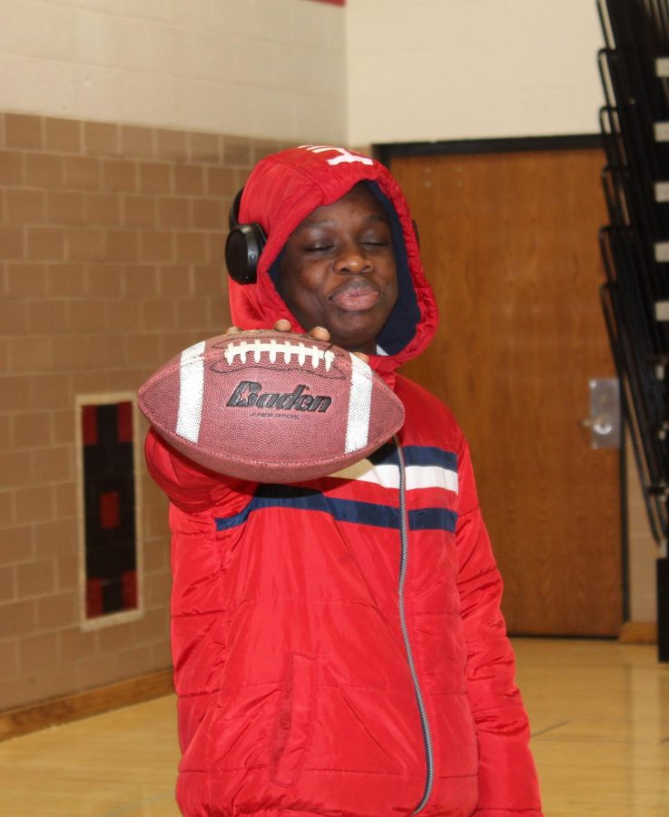 Freshman Wisdom Zanquo is rooting for the 49ers in the Super Bowl this year.