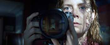Pictured promotional image for The Woman in the Window movie.