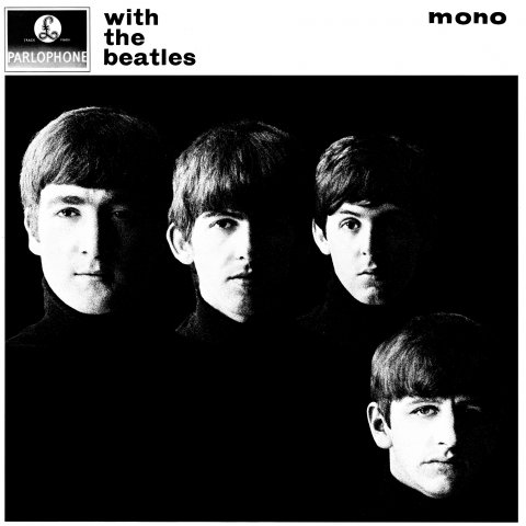 The Beatles pose for their second studio Album, With the Beatles.