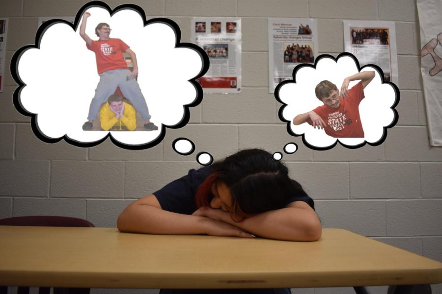 SLHS student falls asleep during class and ends up having the strangest dream where two of her peers are dancing together and that one of them had turned into a monster!