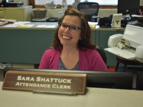 Mrs. Shattuck works day in and day out to make the school work fluently day to day.