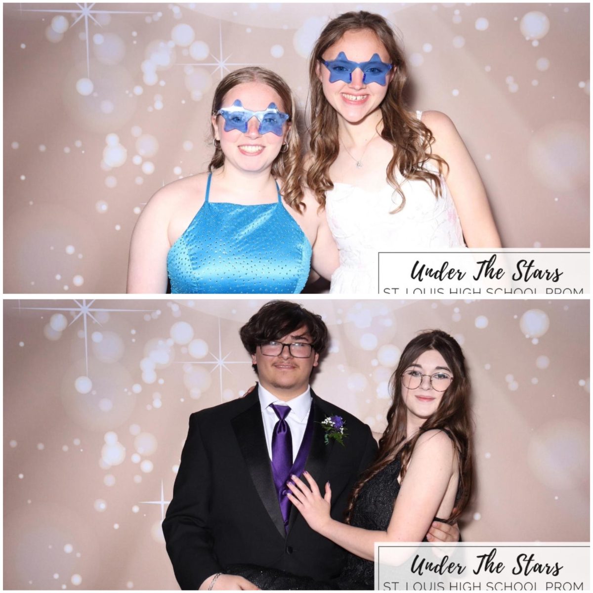 The prom photobooth was a success for both friends and couples alike!