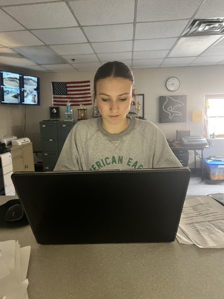 Senior Natalee Hoyt has completed her SAT, but she shows just how important it is to study for it!