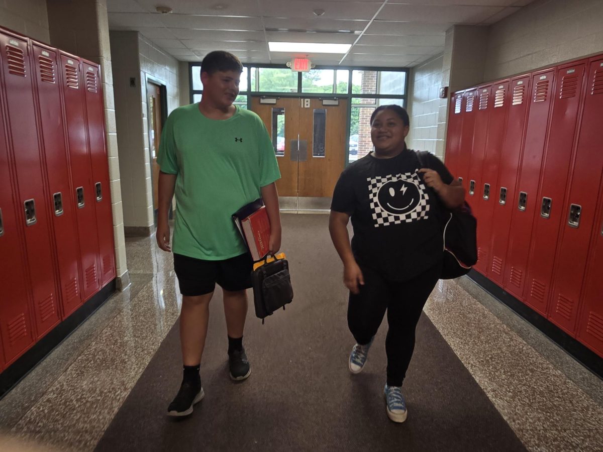 Two new freshman converse over their new high school experience.