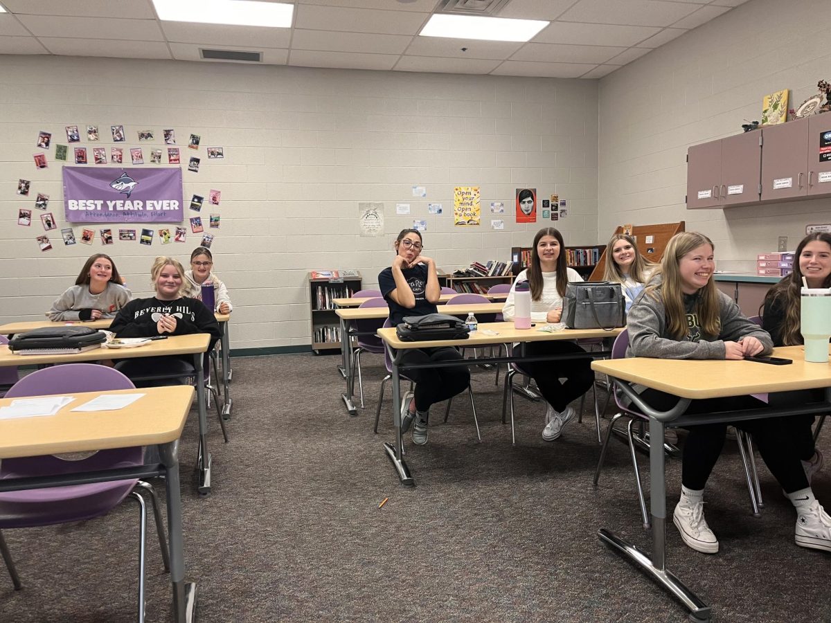 A meeting happens every Thursday as students talk about upcoming events.