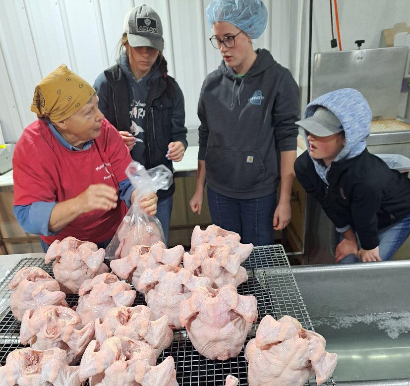 FFA members watch and listen closely for information during the contest.