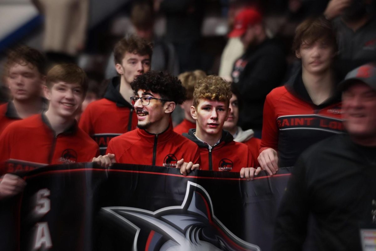 Owen Fogel and Alexander Rodriguez at the walk-out of the team states competition!